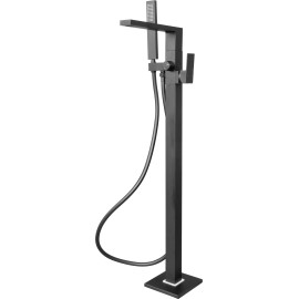 Парма BLACK MATTE Змішувач для ванни підлоговий