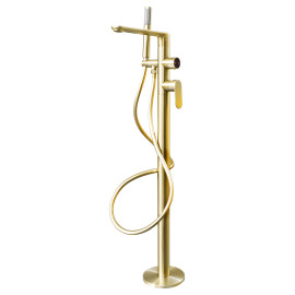 Туріно 03 GOLD Змішувач для ванни підлоговий