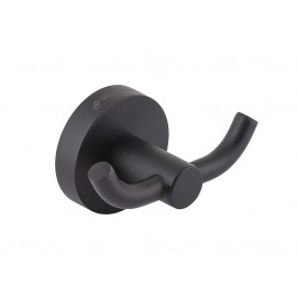 8125 BLACK Крючок двойной GLORIA, черный матовый..