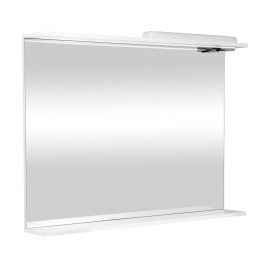 Дзеркало Уно (білий глянець) 100 см з підсвітлювачем