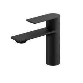Мілано 02 BLACK MATTE Змішувач для умивальника
