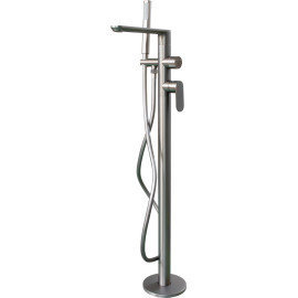 Туріно 04 GUN METAL Змішувач для ванни підлоговий