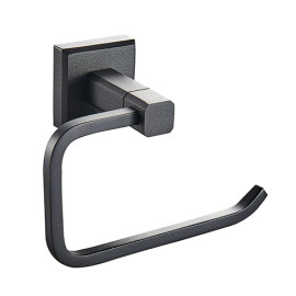 Тримач для туалетного паперу Леонардо 9916 чорний матовий