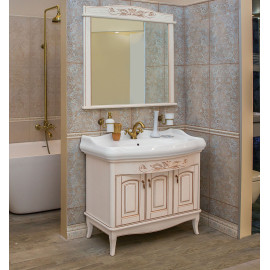 Дзеркало Мікела 100 см Ваніль