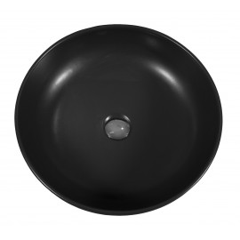 CeraStyle One 46 см Умивальник (Раковина) круглий чорний матовий