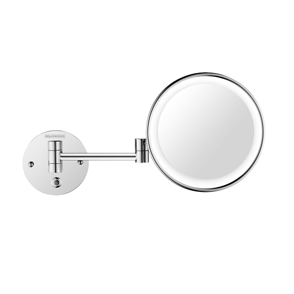 Настенное косметическое зеркало c LED подсветкой круглое Liberty 200 мм Universe MM-FRB060CP