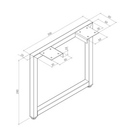 Ніжки Лофт Нео (комплект пенал)