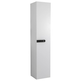 Пенал Остін правий (білий мат, декор Namibia-black), консольний