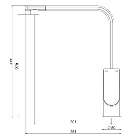 Змішувач кухонний Opus18001