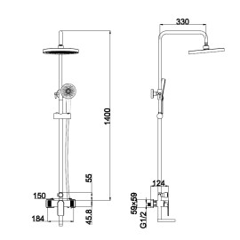 ZAFIRA CHROME Душова система