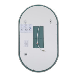 Дзеркало Solar 60x100 см UNI sensor з підсвіткою овальне