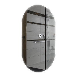 Дзеркало Solar 70x120 см UNI sensor з підсвіткою овальне