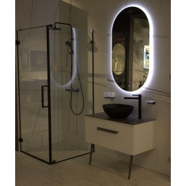 Дзеркало Solar 70x120 см UNI sensor з підсвіткою овальне