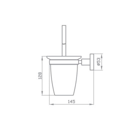 Набір аксесуарів для ванної кімнати Глорія, 5 шт