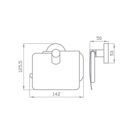 Набір аксесуарів для ванної кімнати Глорія, 5 шт