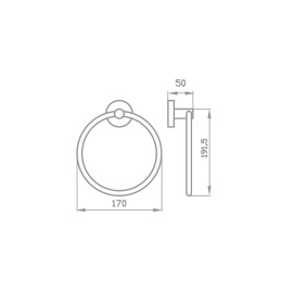 Набір аксесуарів для ванної кімнати Глорія, 5 шт