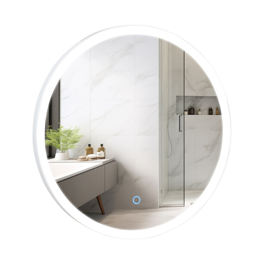 Дзеркало Лоренцо white D-70, сенсор, підсвітка