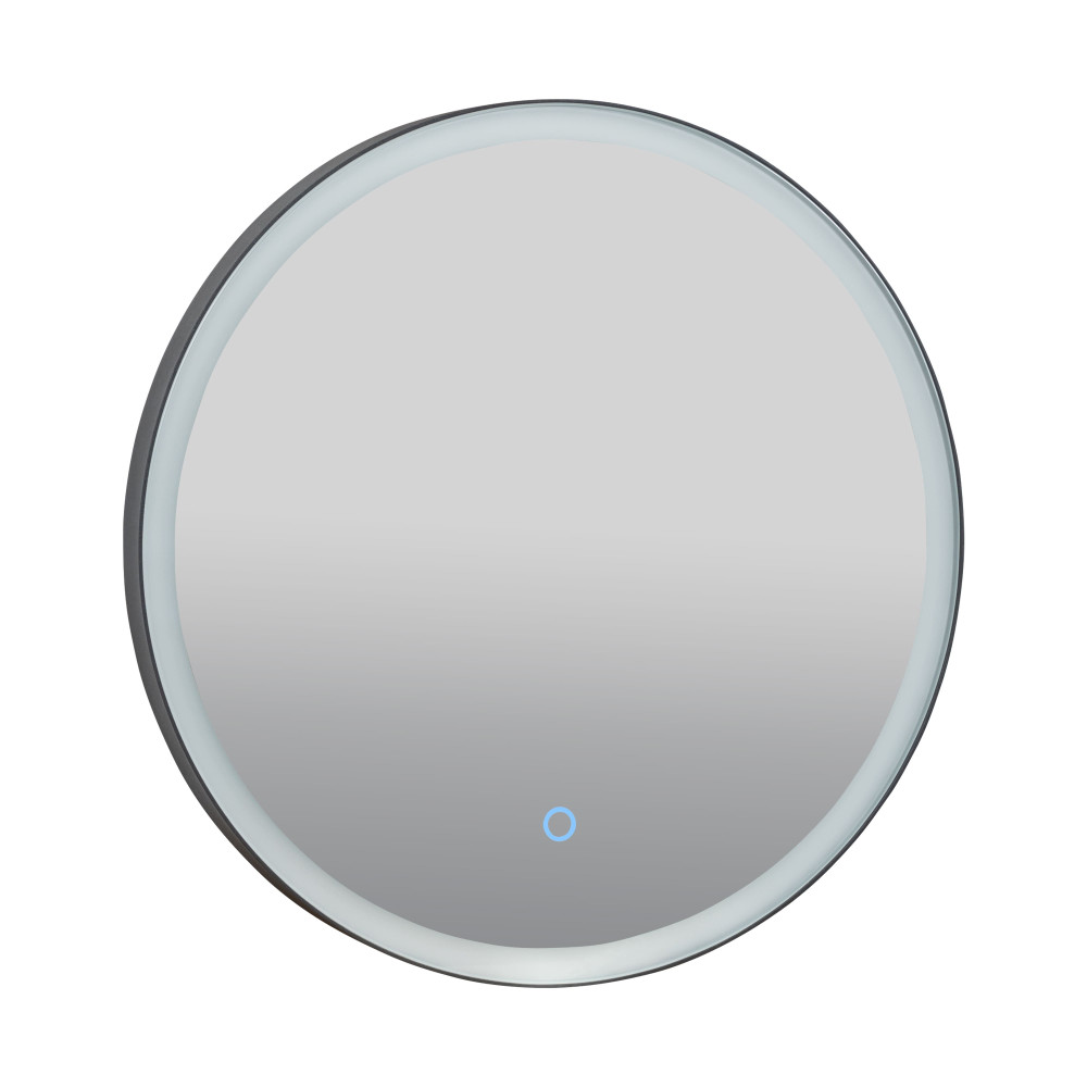 Дзеркало Лоренцо black D-70, сенсор, підсвітка