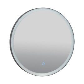 Дзеркало Лоренцо black D-70, сенсор, підсвітка