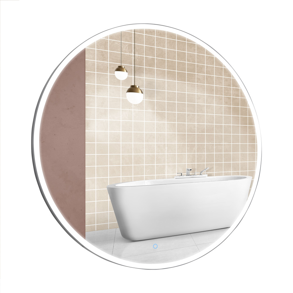 Дзеркало Лоренцо white D-100, сенсор, підсвітка