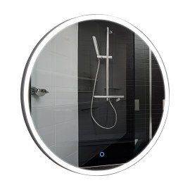 Дзеркало Лоренцо black D-100, сенсор, підсвітка