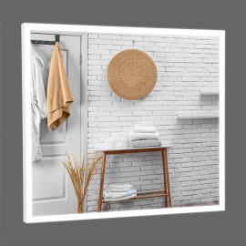 Дзеркало Люче white 80x70, сенсор, підсвітка