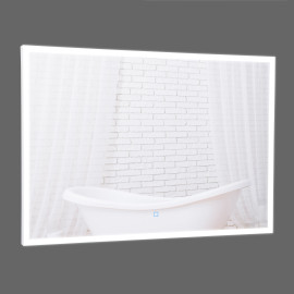 Дзеркало Люче white 100x70, сенсор, підсвітка