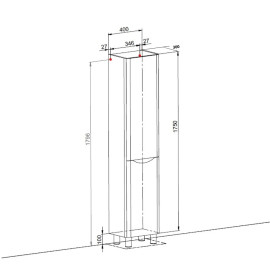 Пенал Амеріна правий (напольний)