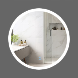 Дзеркало Лоренцо white D-50, сенсор, підсвітка