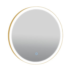 Дзеркало Лоренцо gold D-50, сенсор, підсвітка