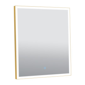 Дзеркало Люче gold 60x70, сенсор, підсвітка