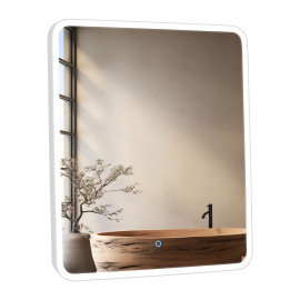 Дзеркало Донато white 60х70, сенсор, підсвітка