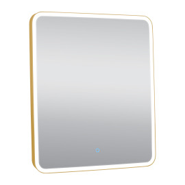 Дзеркало Донато gold 60х70, сенсор, підсвітка