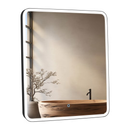 Дзеркало Донато black 60х70, сенсор, підсвітка