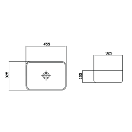 Умивальник Myrina Silver Curve