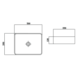 Умивальник Calypso Marble Dark Gloss