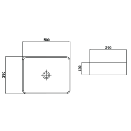 Умивальник Calypso Marble Natural Gloss