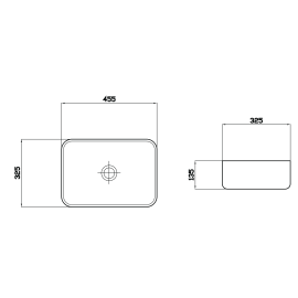 Умивальник Echo Curve Black Matt