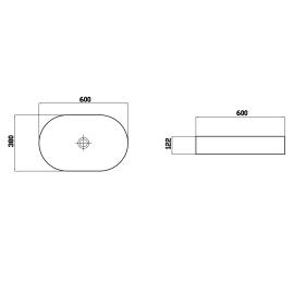Умивальник Echo Curve Max White Matt