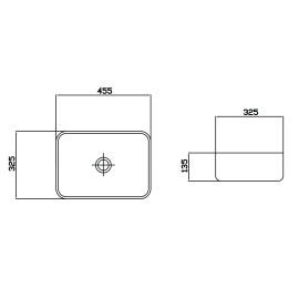 Умивальник Venus Light Gold Curve Marble