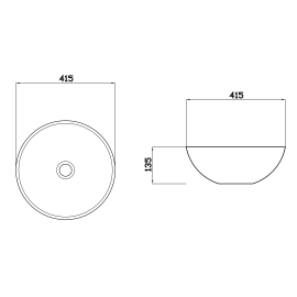 Умивальник Venus Light Bowl Marble