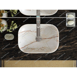 Умивальник Calypso Marble Beige Gloss