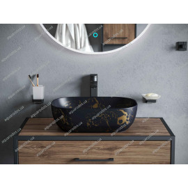 Умивальник Venus Dark Curve Marble